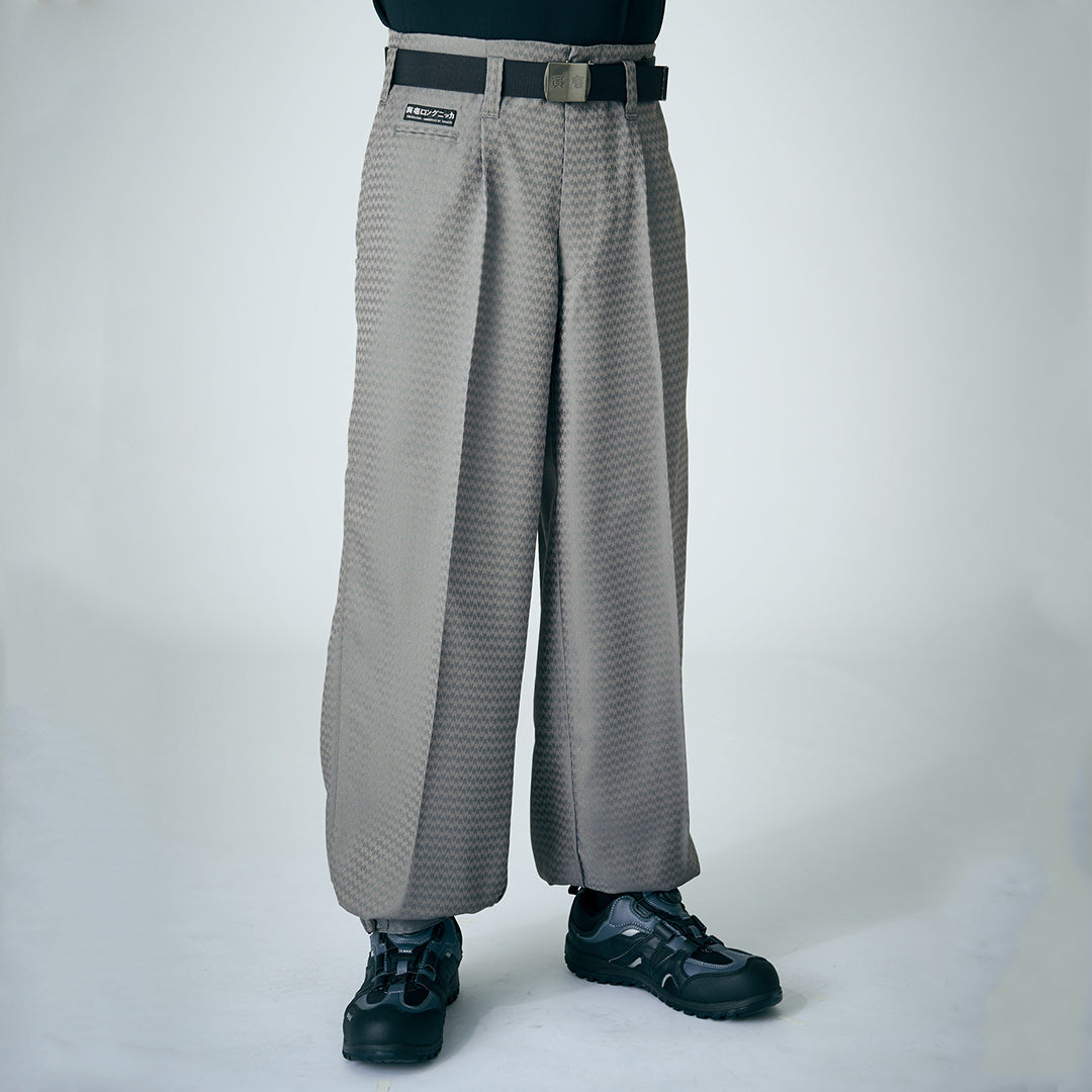 Toraichi 7260-414 Deep Grey long nikka tobi pants front view