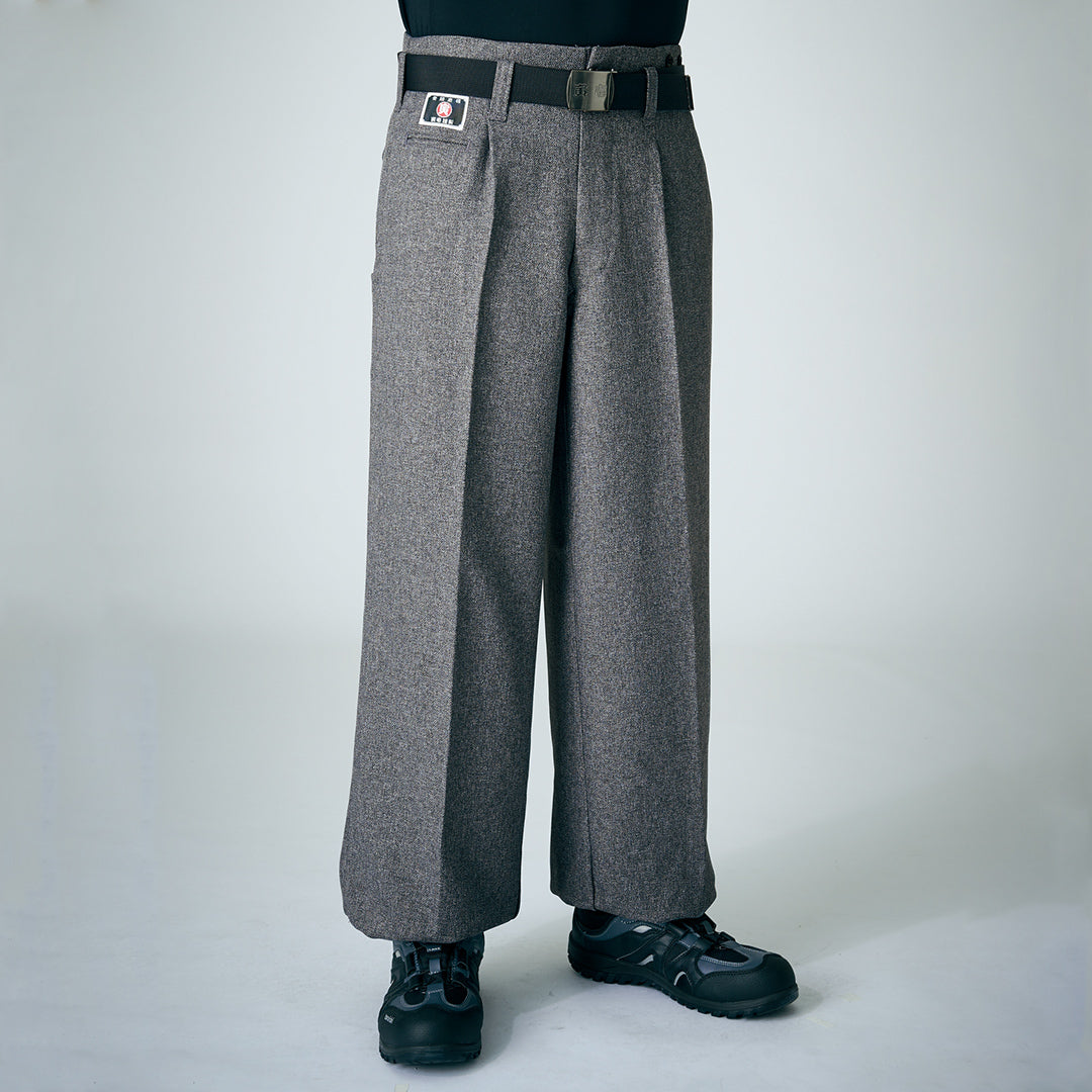 Toraichi 8050-414 Grey Long Nikka tobi pants front view