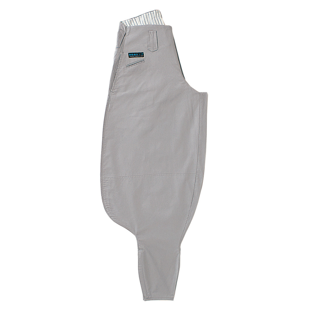 Toraichi 1016-410 Beige super long hachibu tobi pants front view