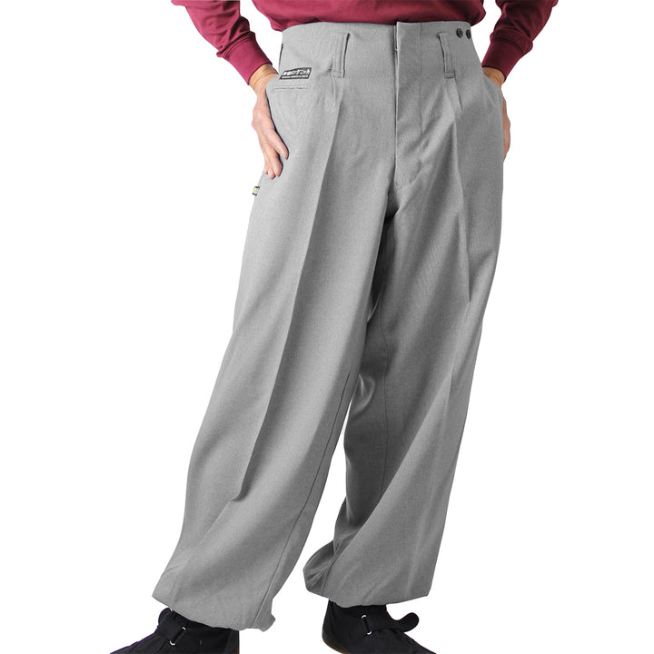 Toraichi 7016-414 Silver long tobi pants back view
