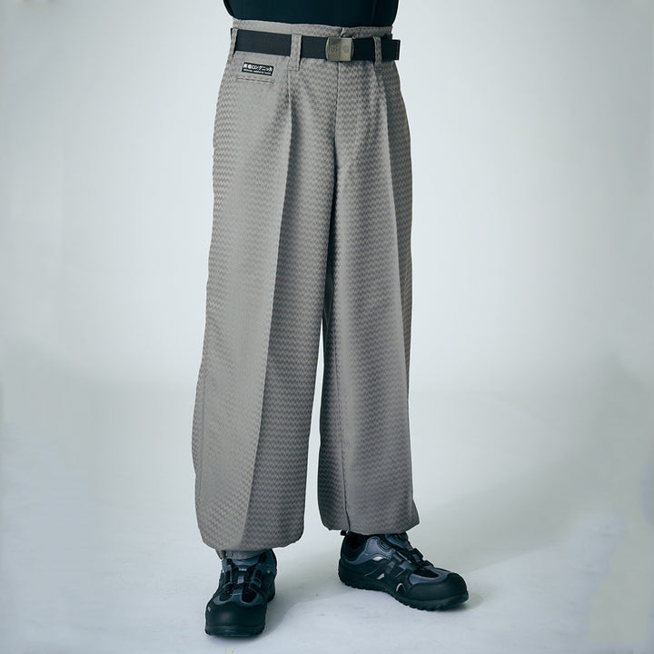 Toraichi 7260-414 Deep Grey long nikka tobi pants front view