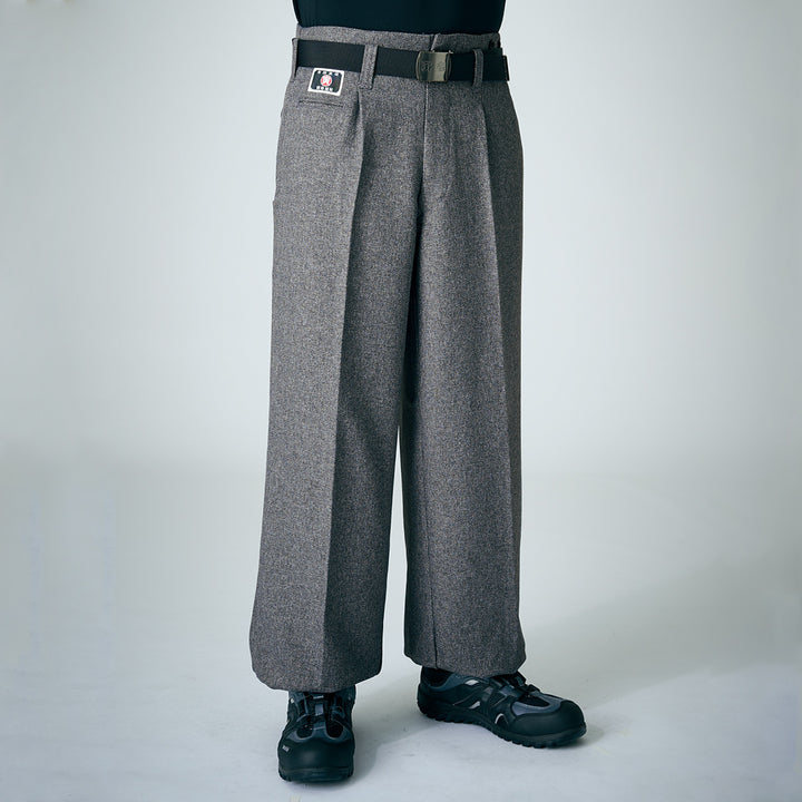 Toraichi 8050-414 Grey Long Nikka tobi pants front view