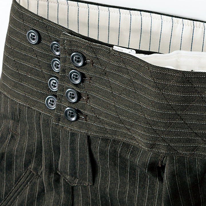 Dark navy Nikka G pants by Toraichi