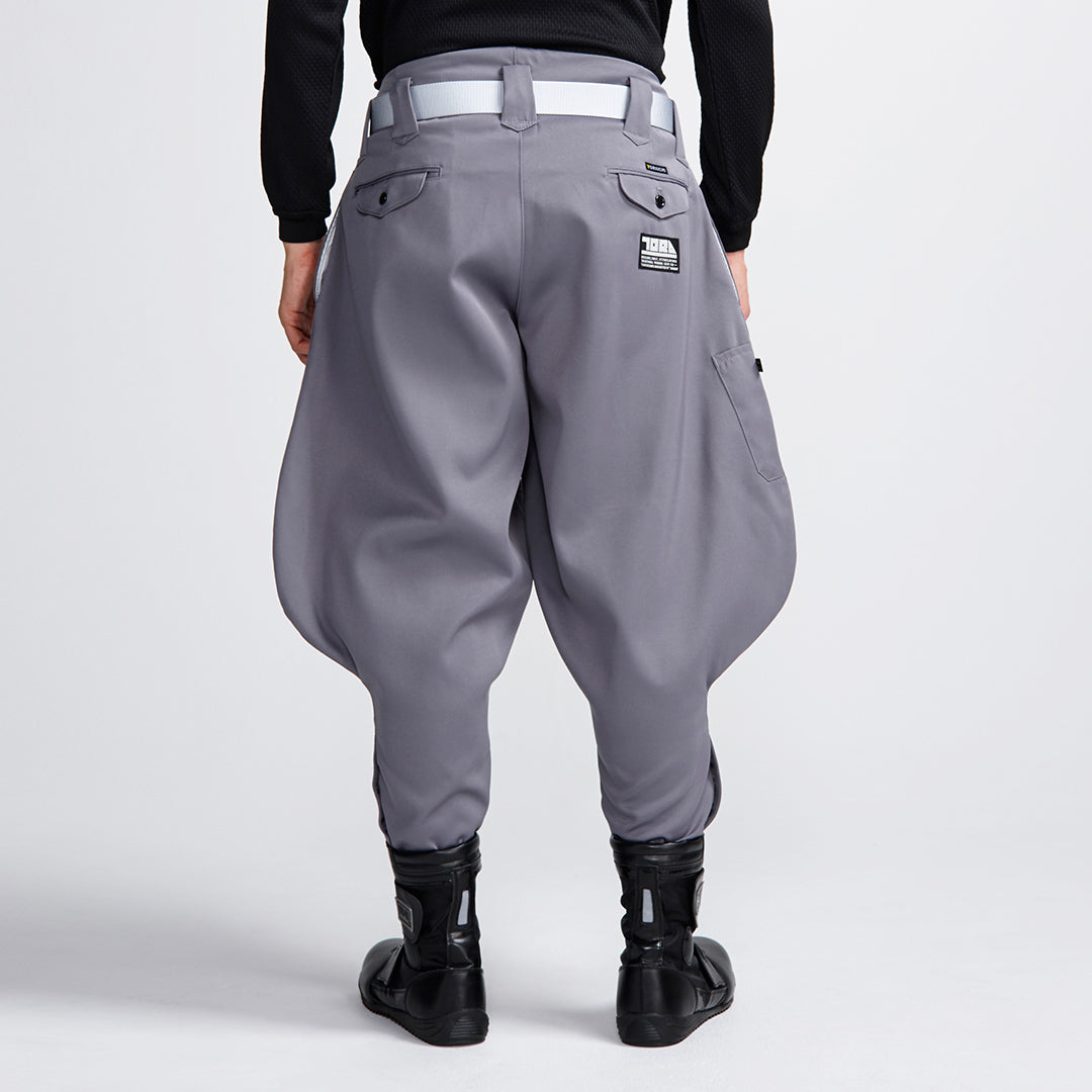 Toraichi 2530-401 Japanese workwear seven-quarter tobi trousers side profile