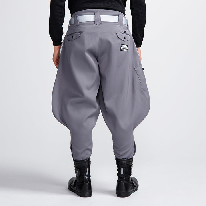Toraichi 2530-401 Japanese workwear seven-quarter tobi trousers side profile