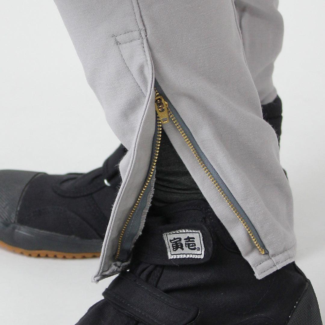 Toraichi 4441-406 tobi pants camouflage gray waistband detail