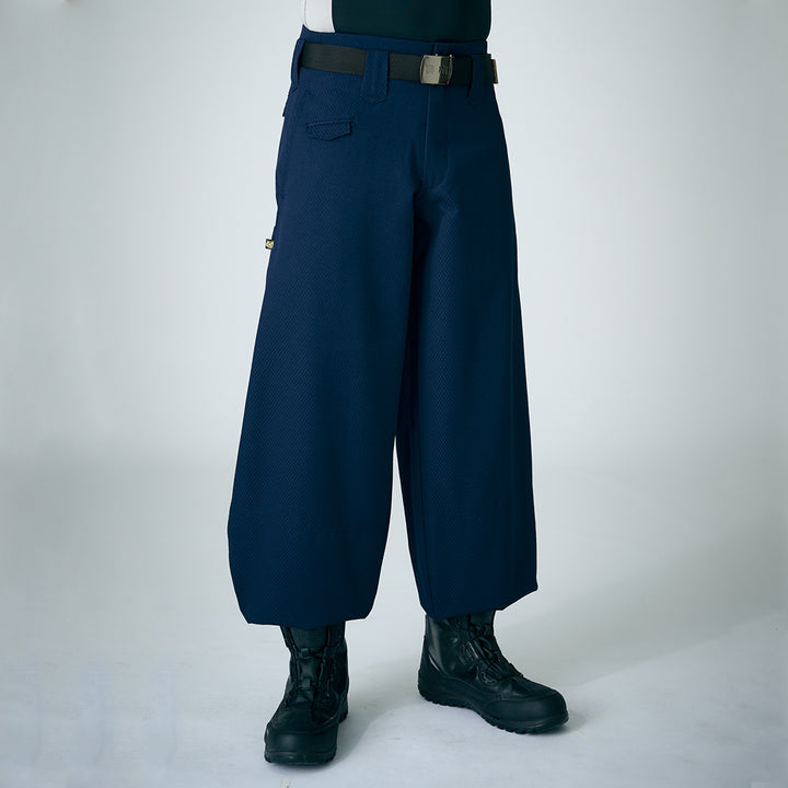 Toraichi 7360-448 Japanese tobi pants dark navy front view