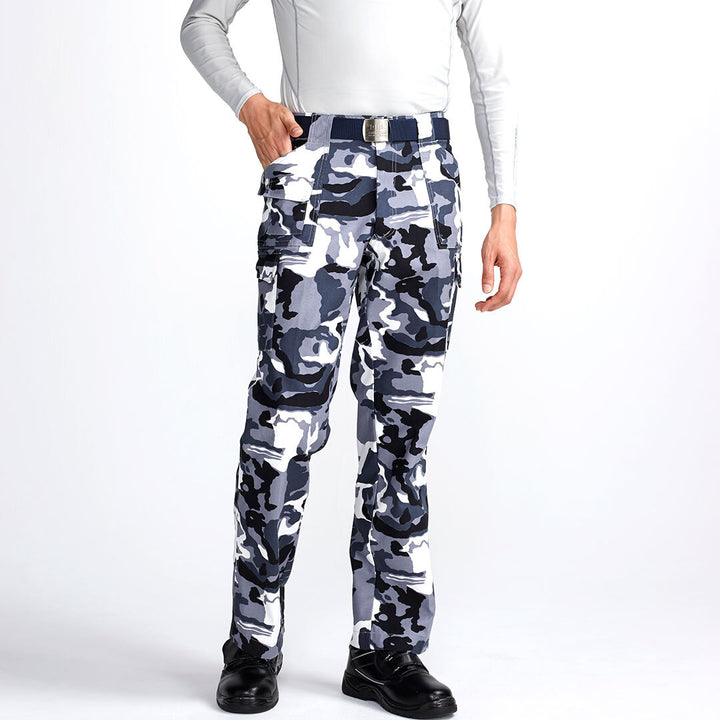 Toraichi 4441-701 Camouflage Gray tobi pants front view
