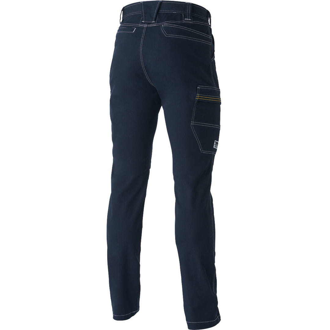 Olive and grey variations of the Toraichi tobi workwear cargo trousers showcasing the same stretch fabric, straight fit, and functional design rooted in Japanese craftsmanship.