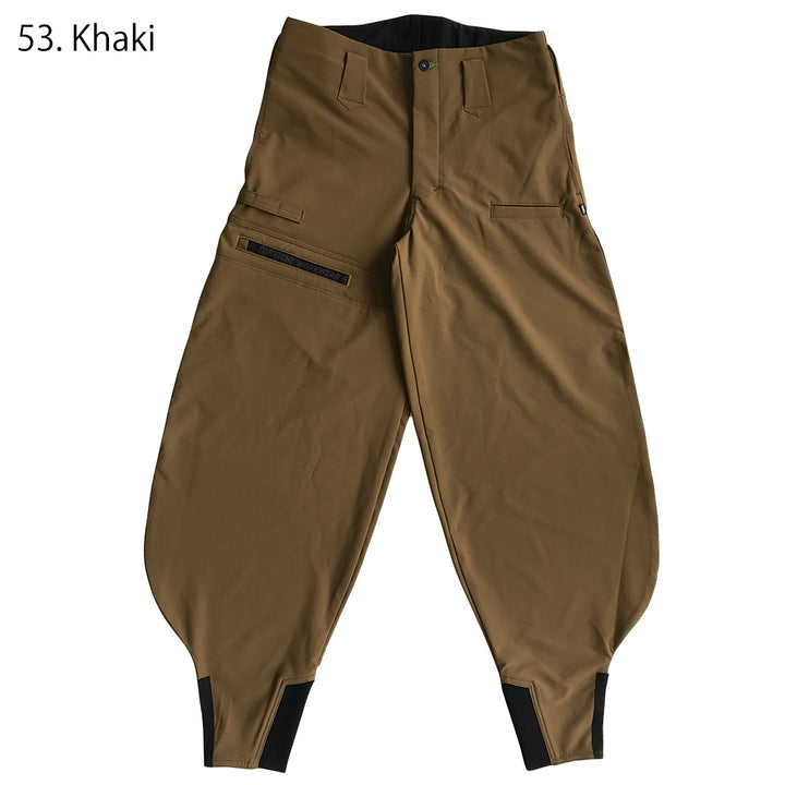 Wide leg hachibu pants from Toraichi, iconic tobi style