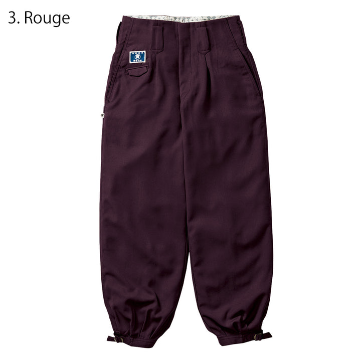 Toraichi 8020-406 Japanese tobi trousers belt loop detail beige