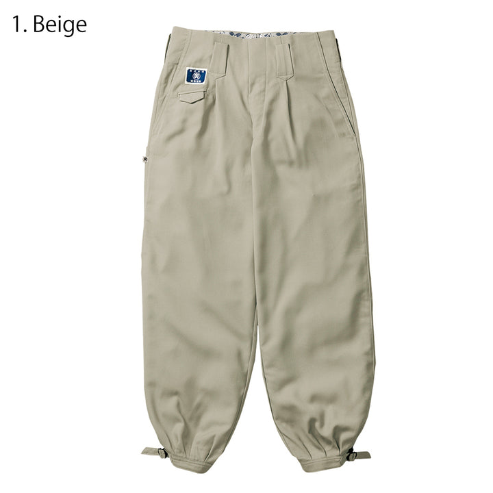 Toraichi 8020-406 tobi pants pleat detail beige