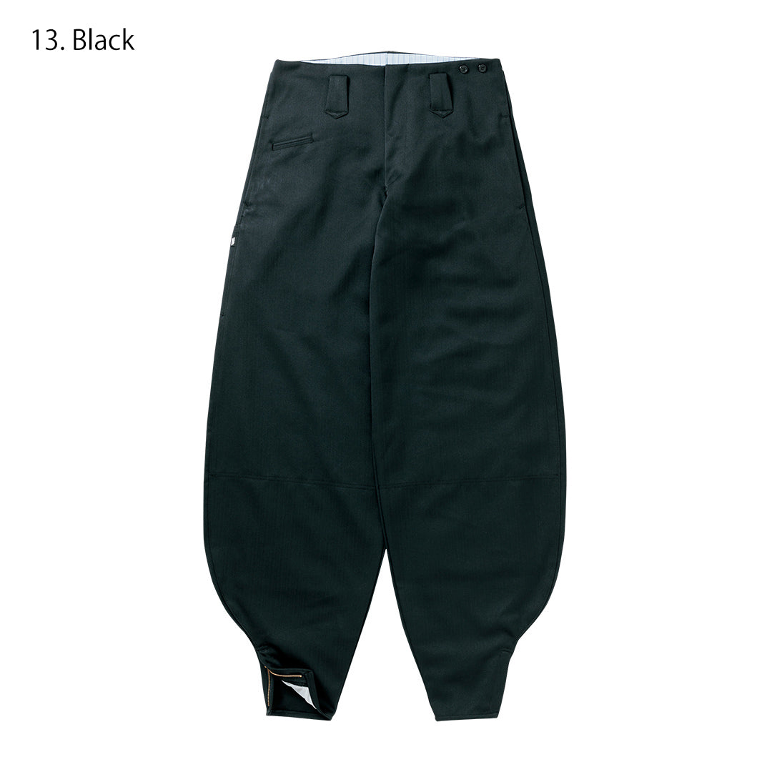Japanese workwear slim hachibu full length pants
