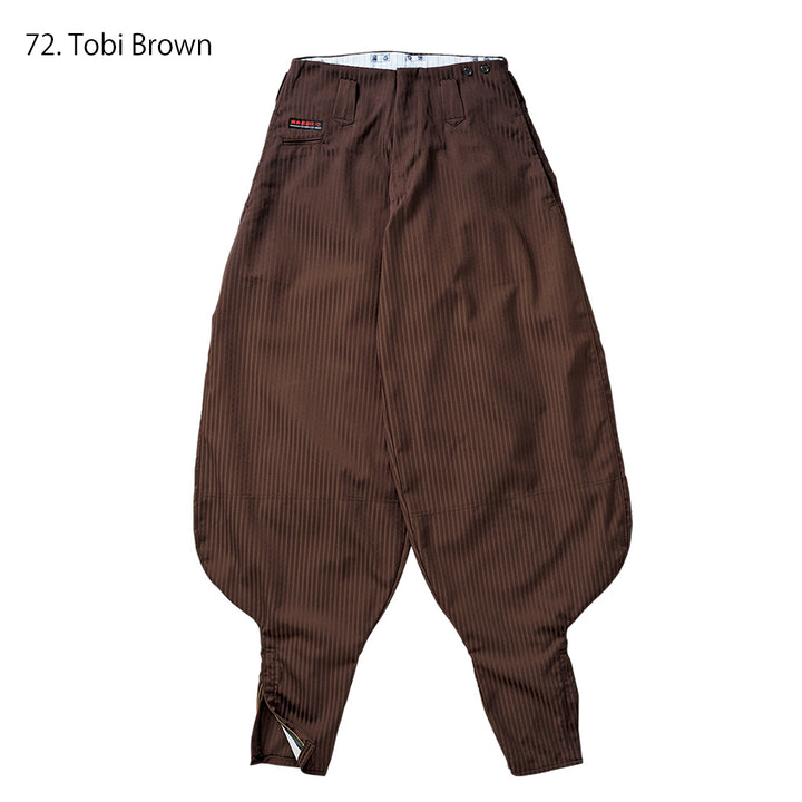 Toraichi Japanese tobi pants styled with boots
