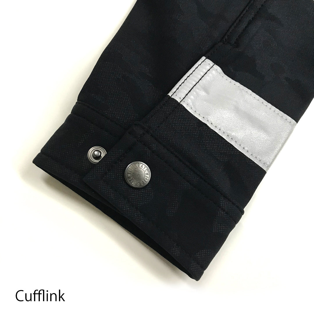 Toraichi 9520-750 blouson jacket collar and logo tag close-up