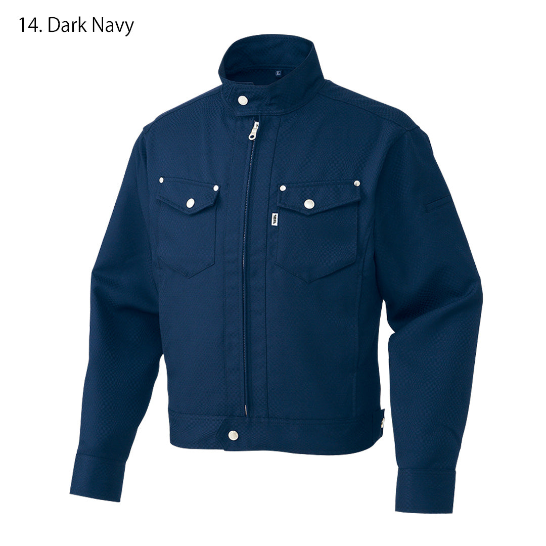 Button and stitching close-up showing craftsmanship