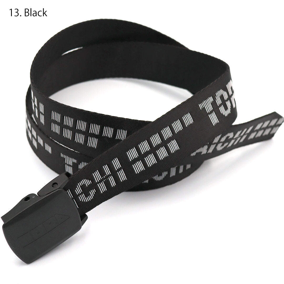 Toraichi GI logo belt in white with black lettering and black buckle