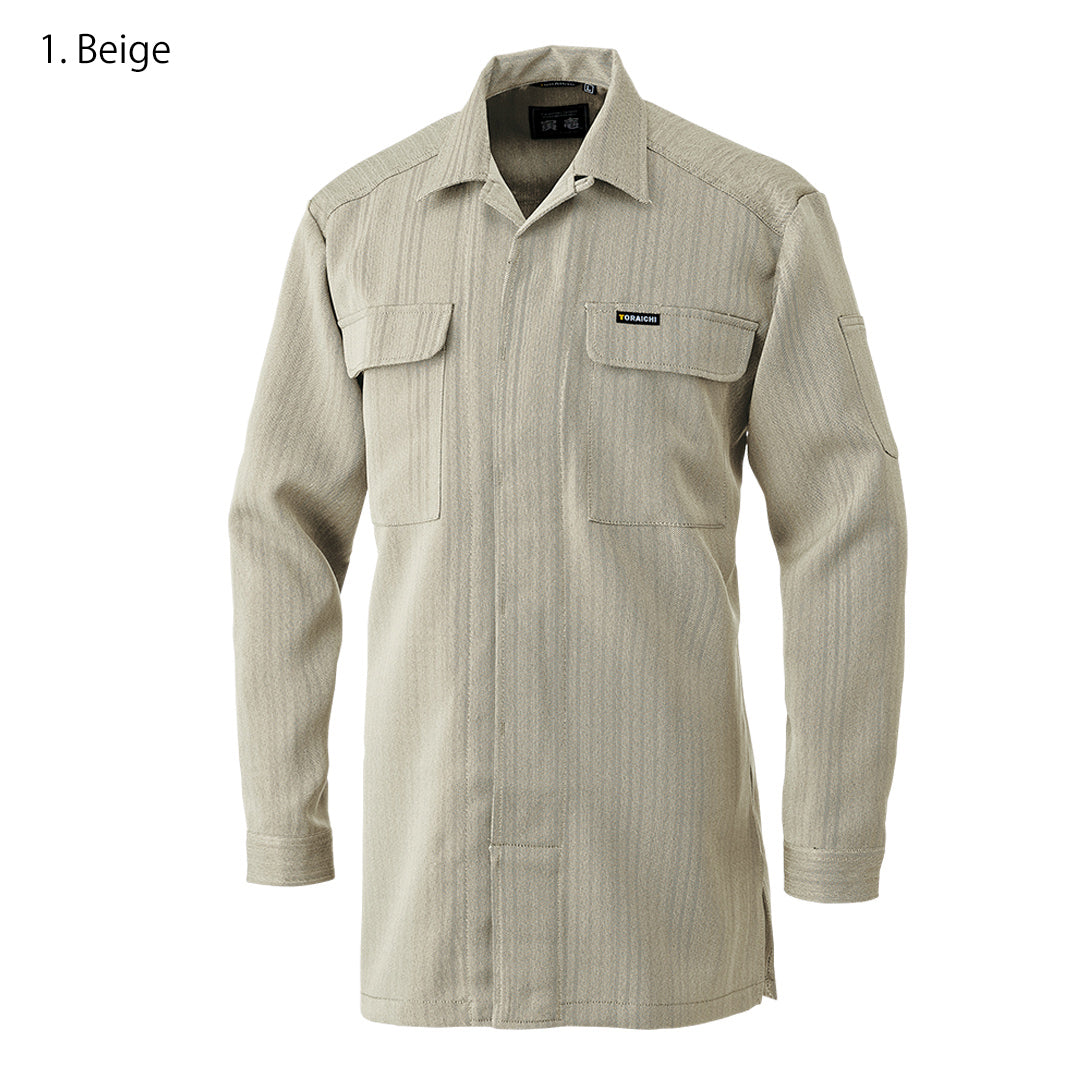 Fabric close-up revealing subtle pinstripe weave and durable polyester texture