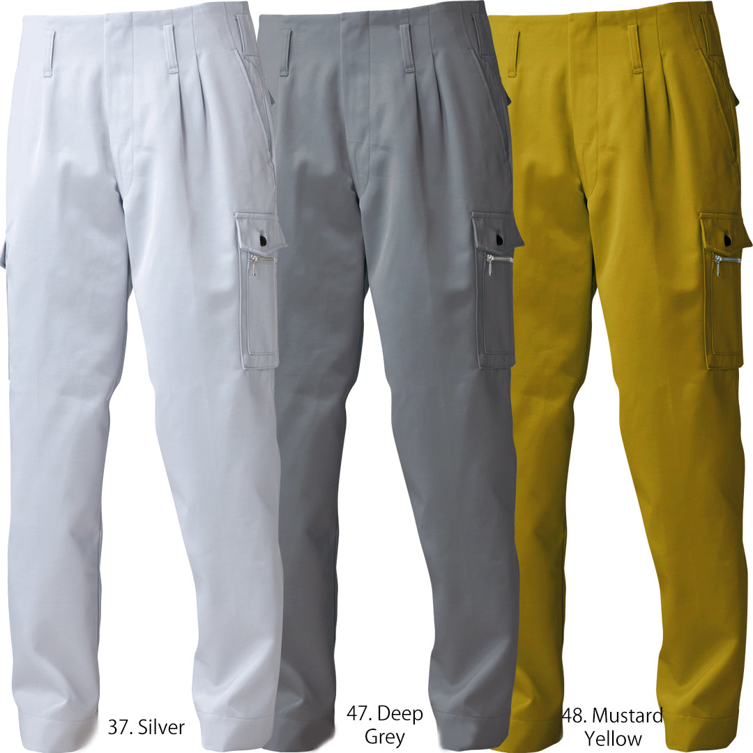 Flower Navy Toraichi 2530-207 Two Tuck Power Japanese trousers