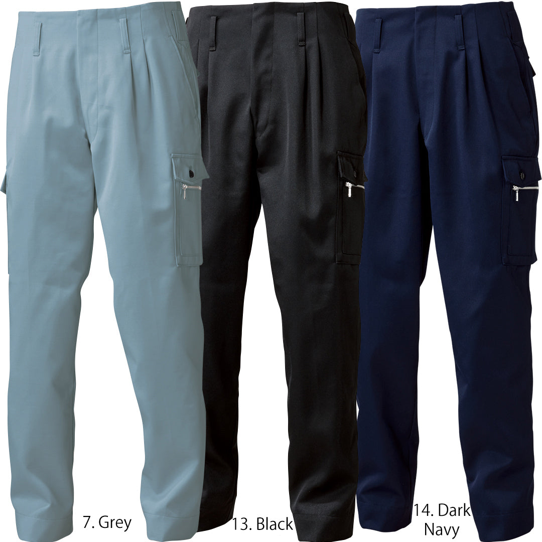 White Toraichi 2530-207 Two Tuck Power Japanese workwear pants