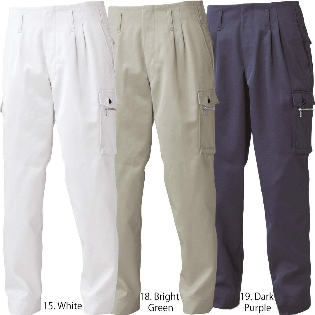 Bright Green Toraichi 2530-207 Two Tuck Power Japanese trousers