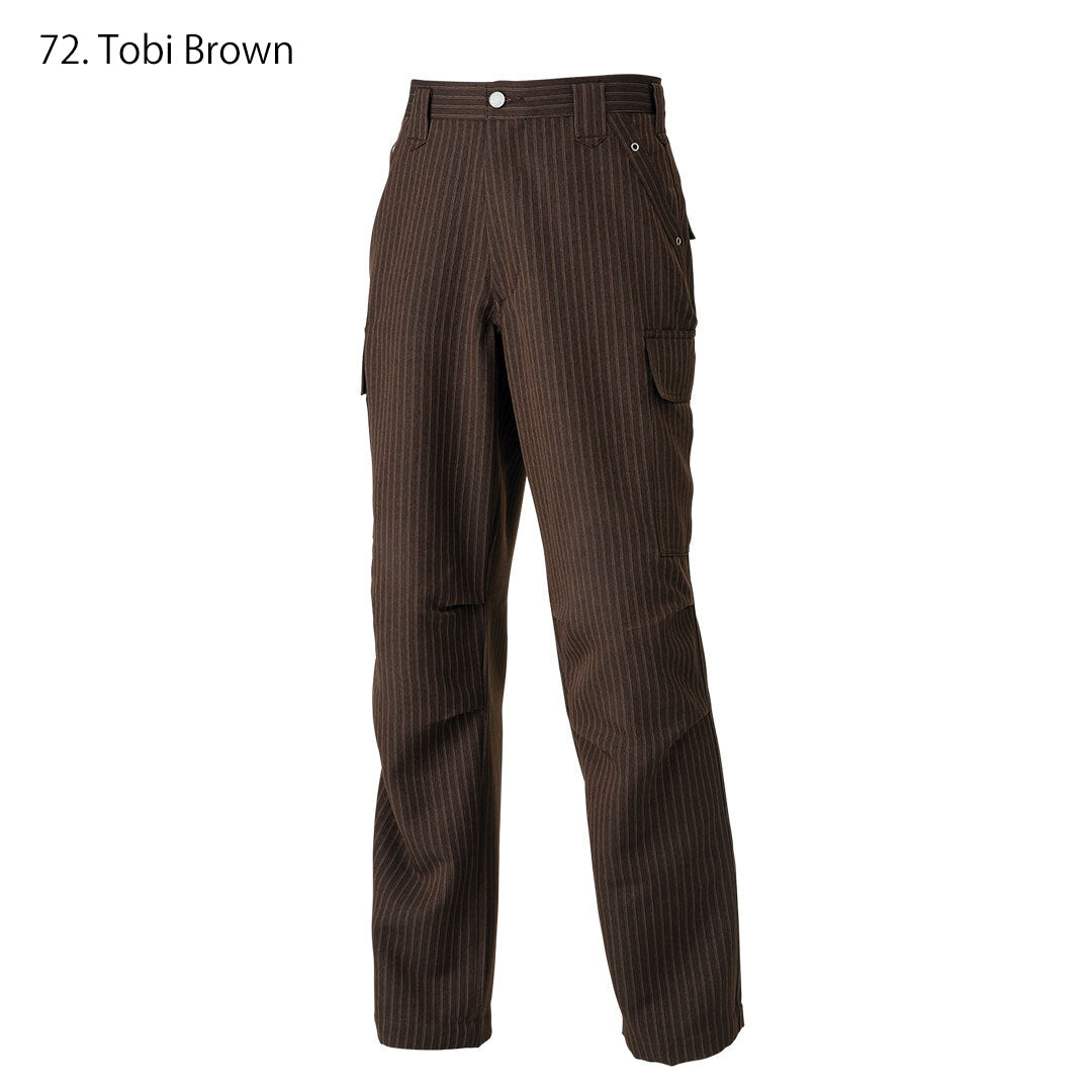 Toraichi tobi trousers in rouge red, Japanese workwear heritage style