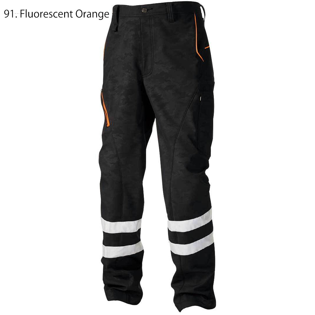 Close-up of the orange zipper detail illustrating the contrast design and Japanese craftsmanship.