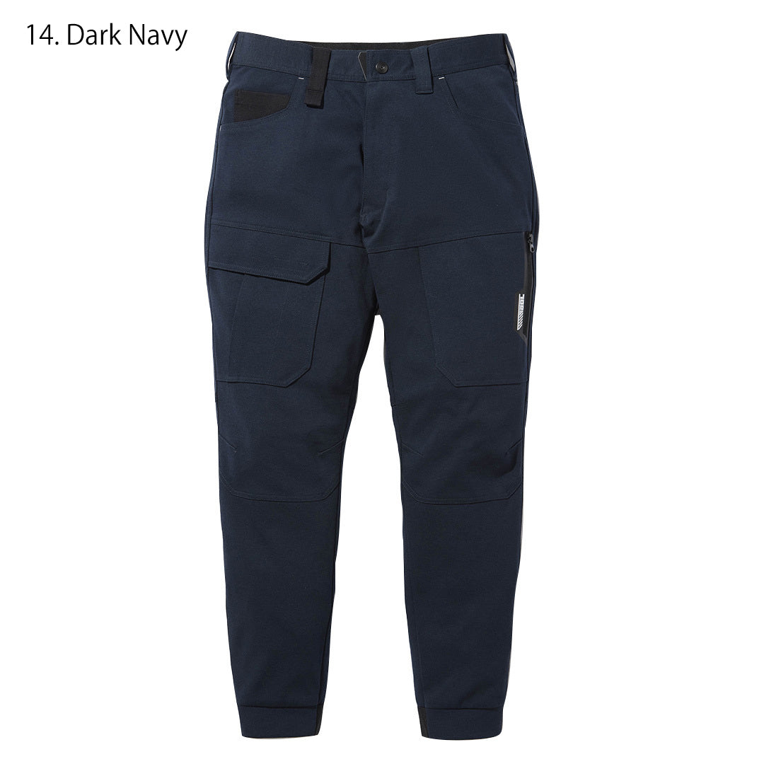 Rear view of the Toraichi 9276-235 cargo jogger trousers showing reinforced back panels and streamlined construction.