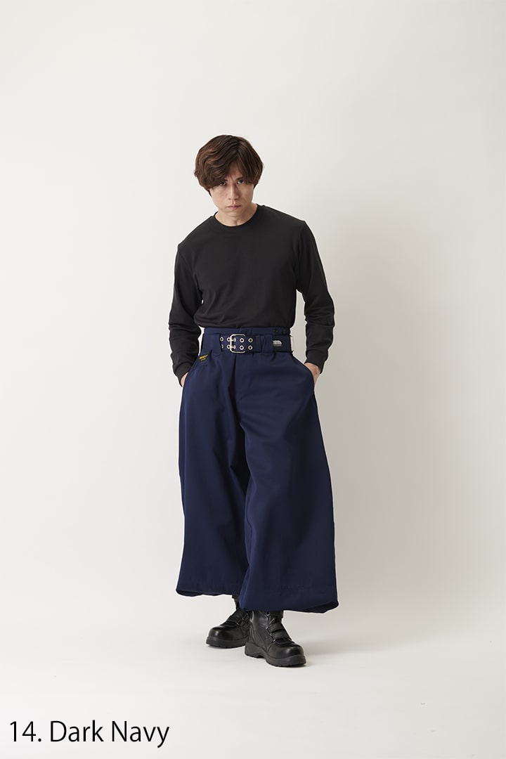 Super super super long Hachibu tobi trousers