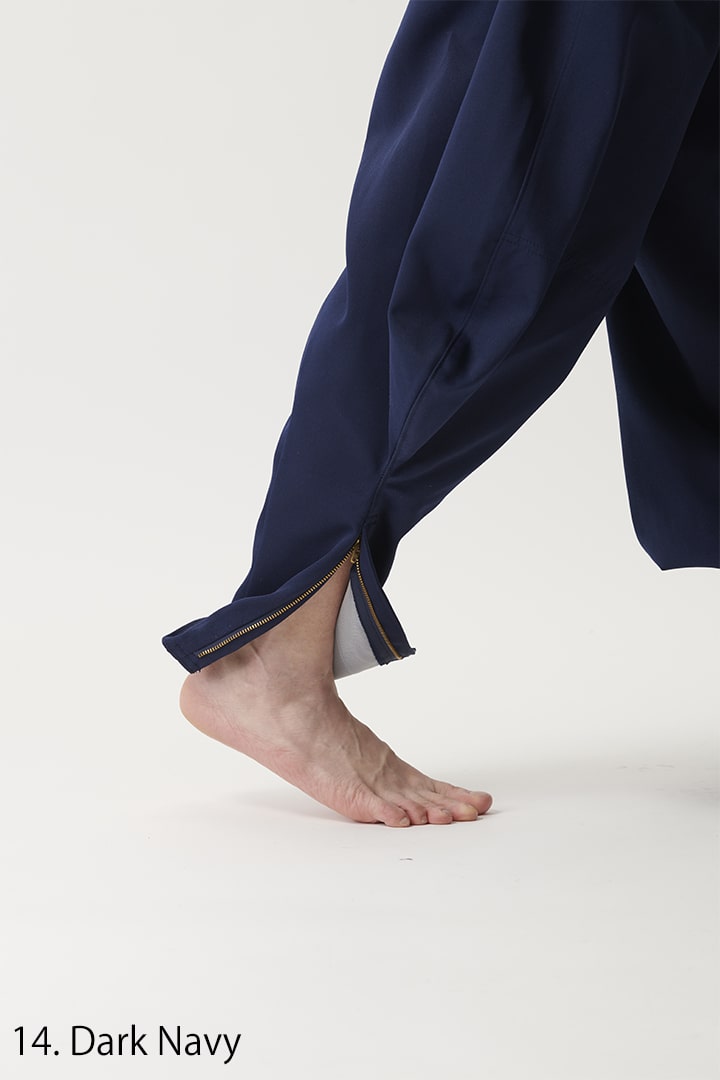 Japanese Hachibu workwear trousers super long