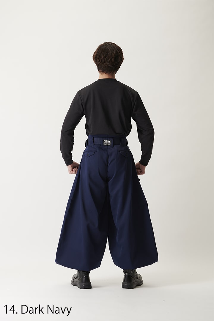 Toraichi Hachibu pants with extended length