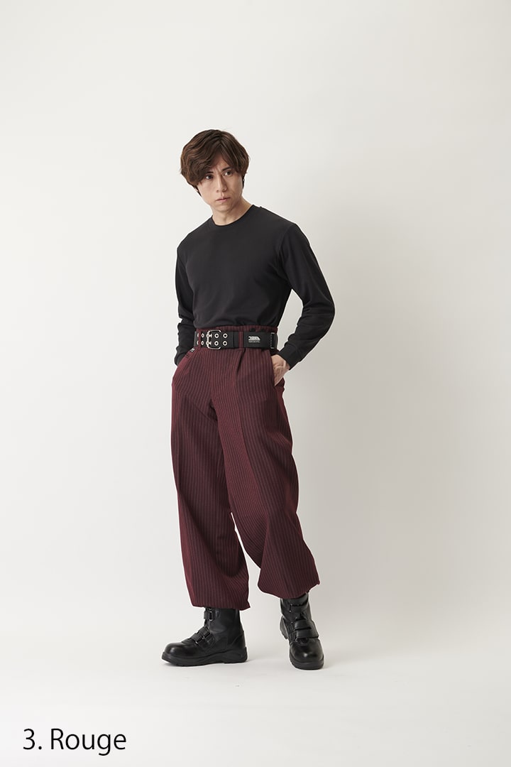 Toraichi Long Nikka pants cuffed hem detail