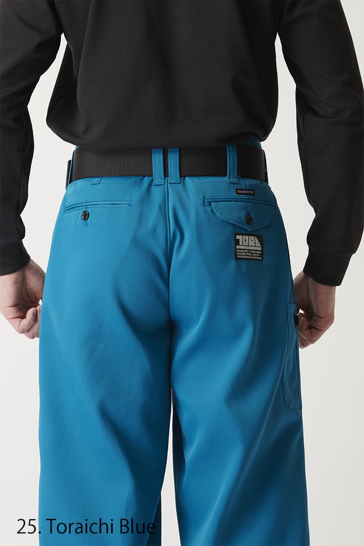 Toraichi 2530-406 Silver nikka pants Japanese work trousers modern style