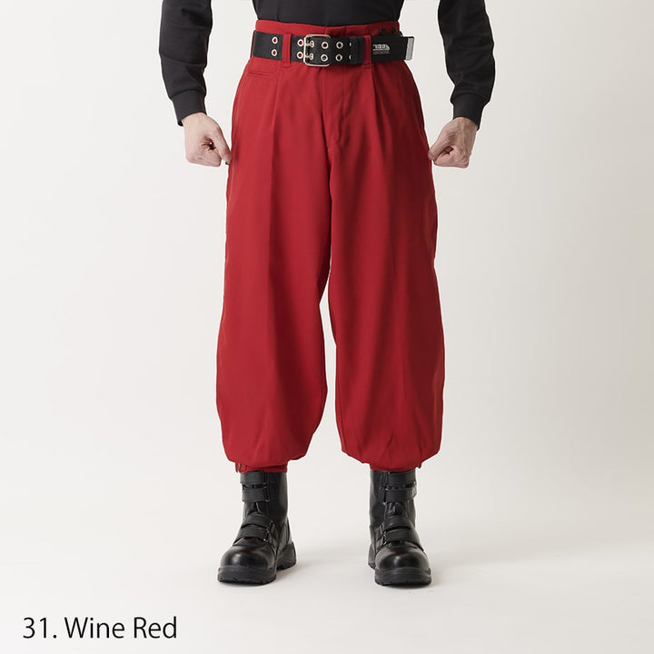 Dark Navy 2530-406 Toraichi tobi pants wide silhouette trousers