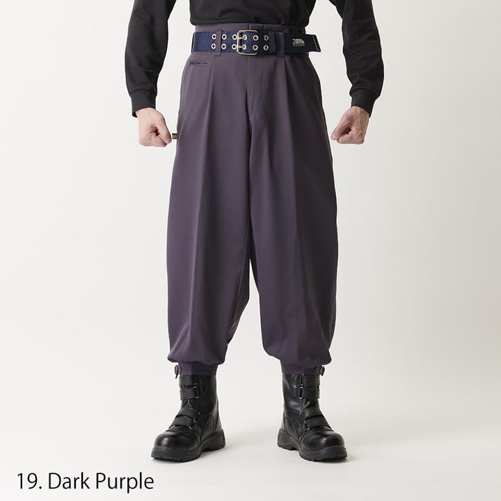 Black Toraichi 2530-406 Japanese nikka pants for men streetwear