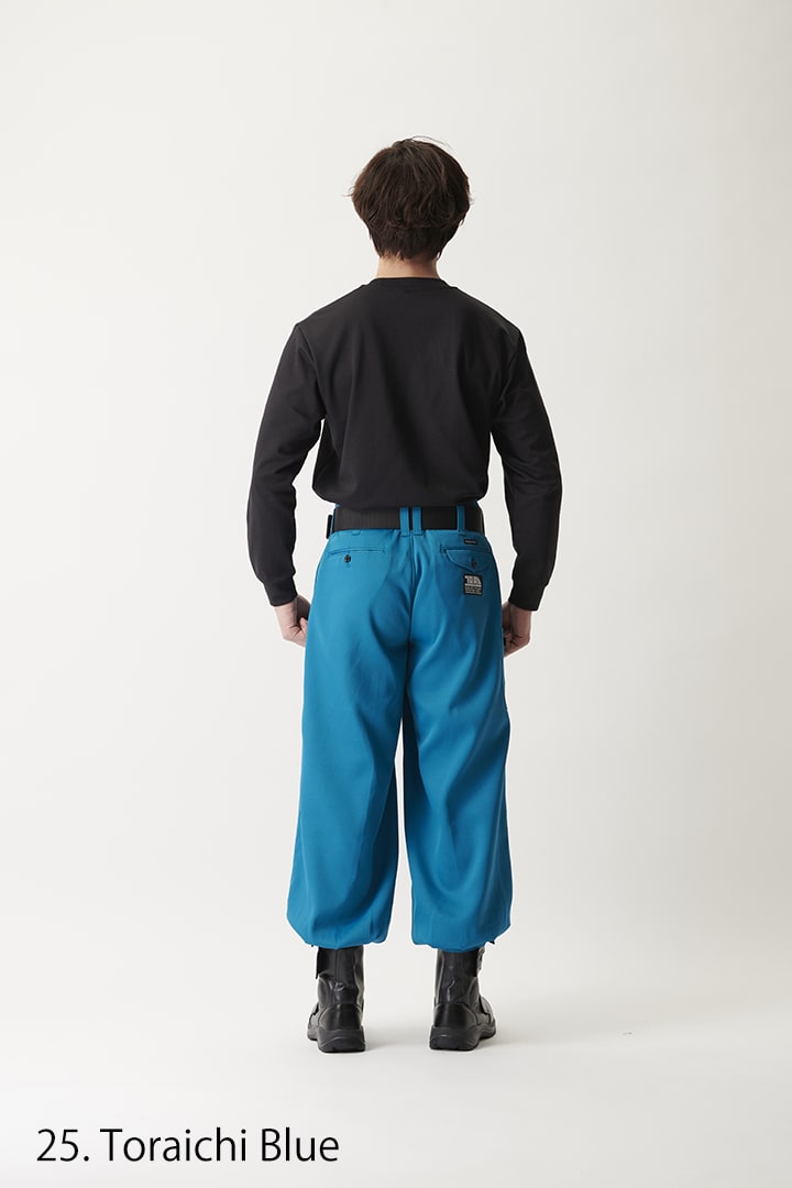 2530-406 Murasaki Japanese Purple tobi pants by Toraichi