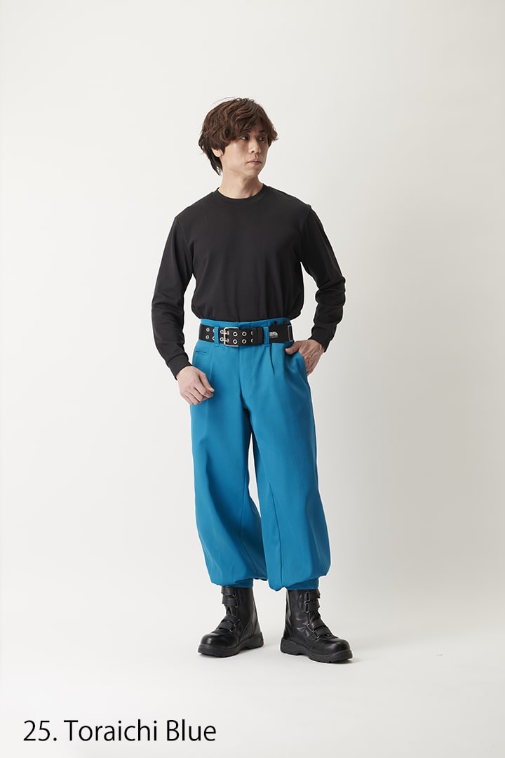 Toraichi 2530-406 Ink Grey nikka pants wide silhouette trousers