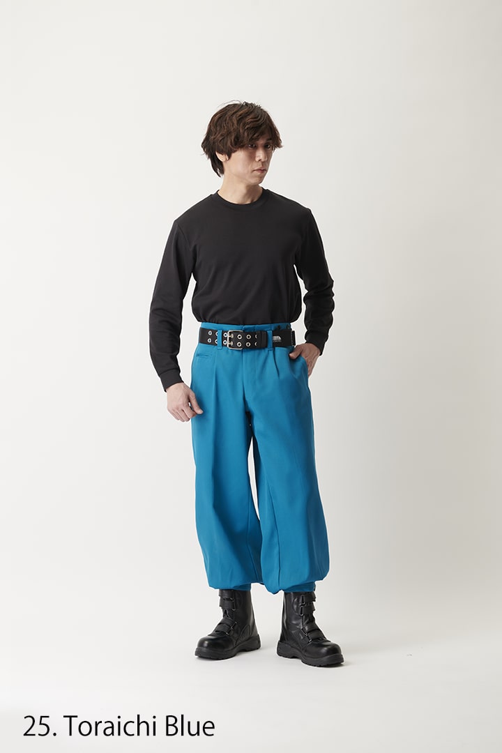 Toraichi 2530-406 Navy tobi pants artisan Japanese workwear style