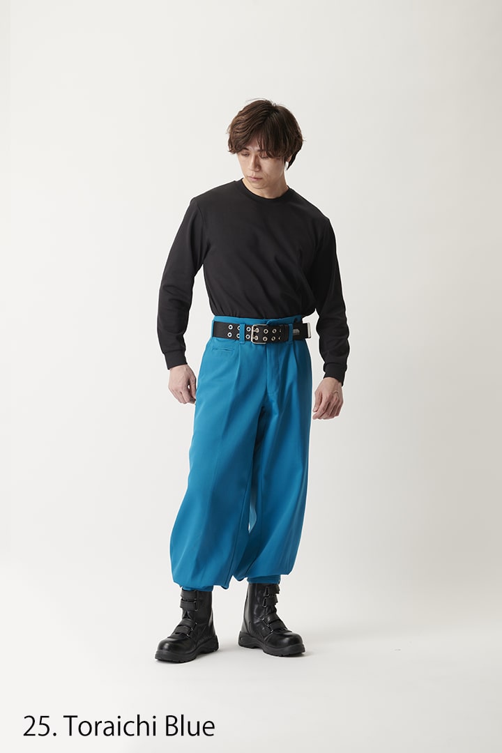 Toraichi 2530-406 Dark Red tobi pants Japanese construction wear