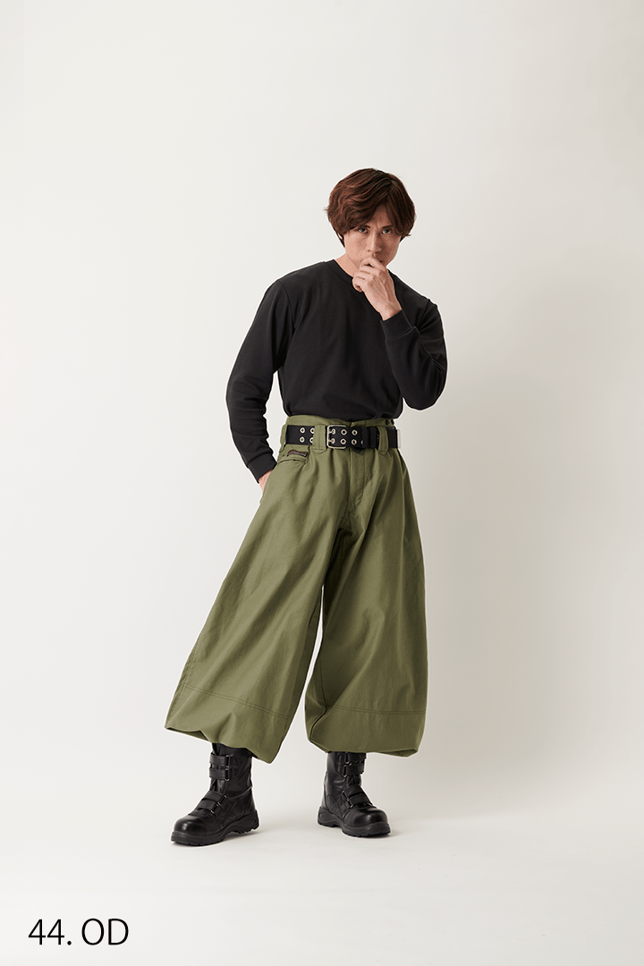 Toraichi 4441-418 silver Japanese nikka pants authentic workwear design