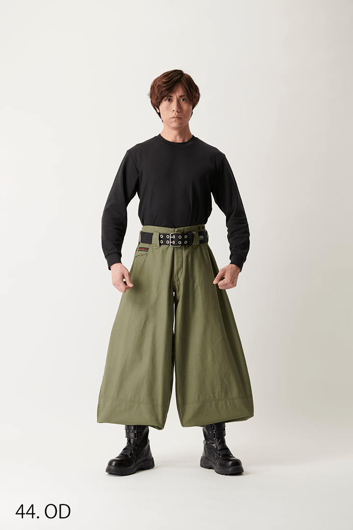 Toraichi 4441-418 grey Japanese tobi pants artisan crafted from Japan