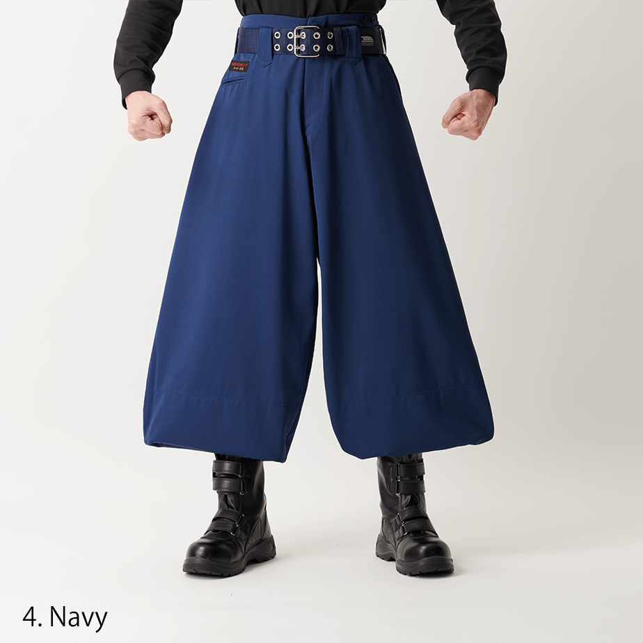 Comfortable fit Toraichi 2530-418 Japanese extra-wide hachibu trousers