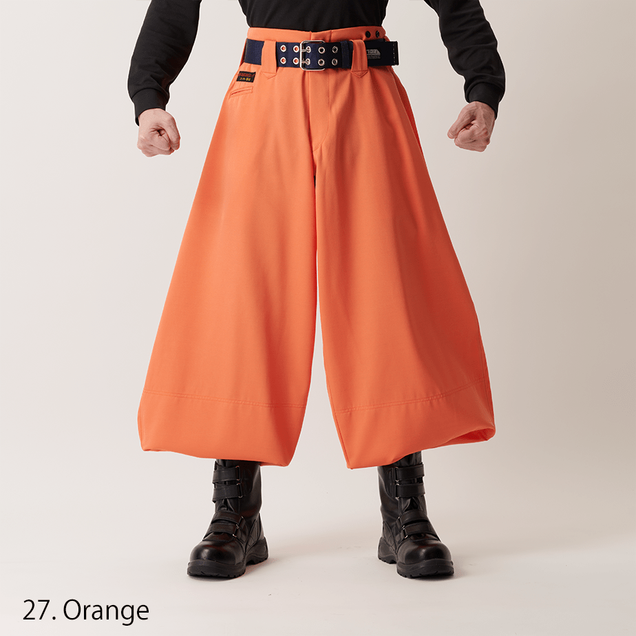 Workwear inspired Japanese hachibu pants 2530-418 extra wide fit