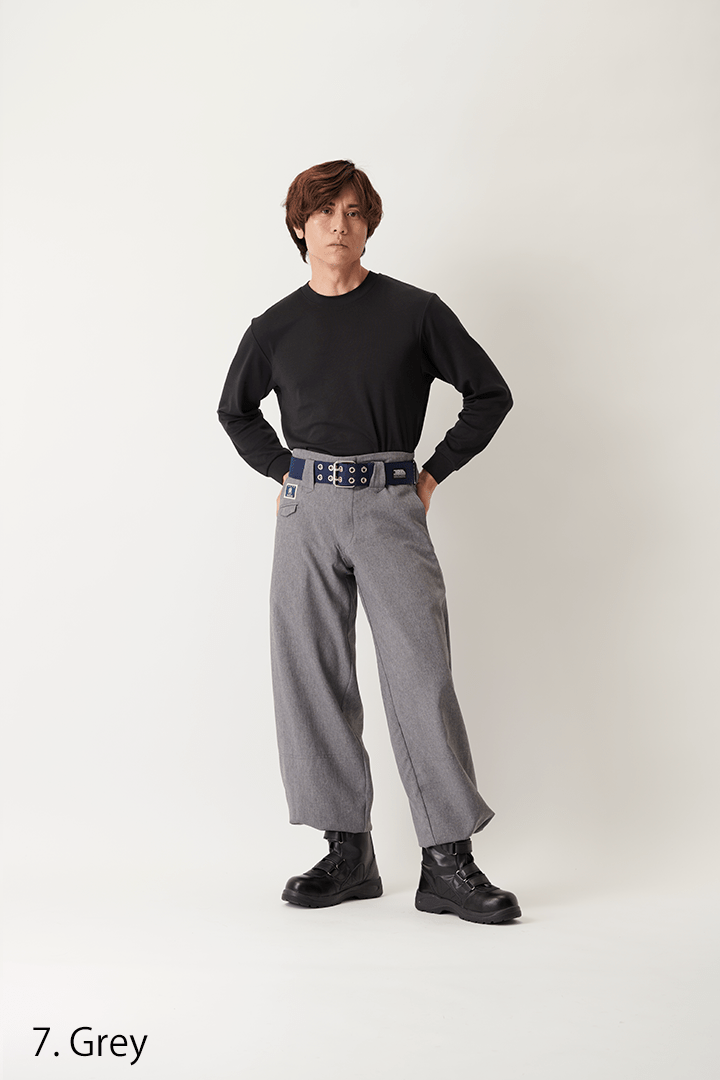 Ultra length hachibu pants by Toraichi