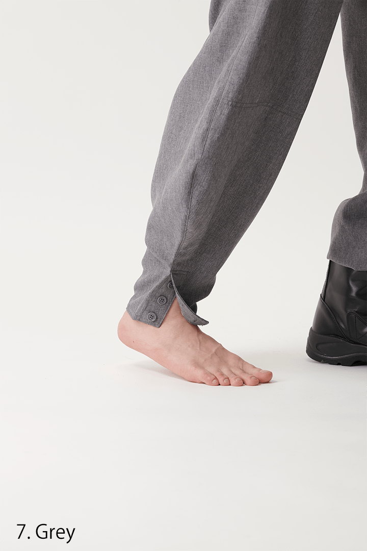 Stylish Japanese workwear long hachibu pants