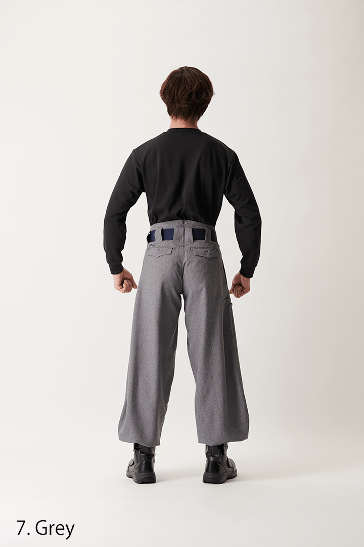 Japanese tobi hachibu pants — extra long