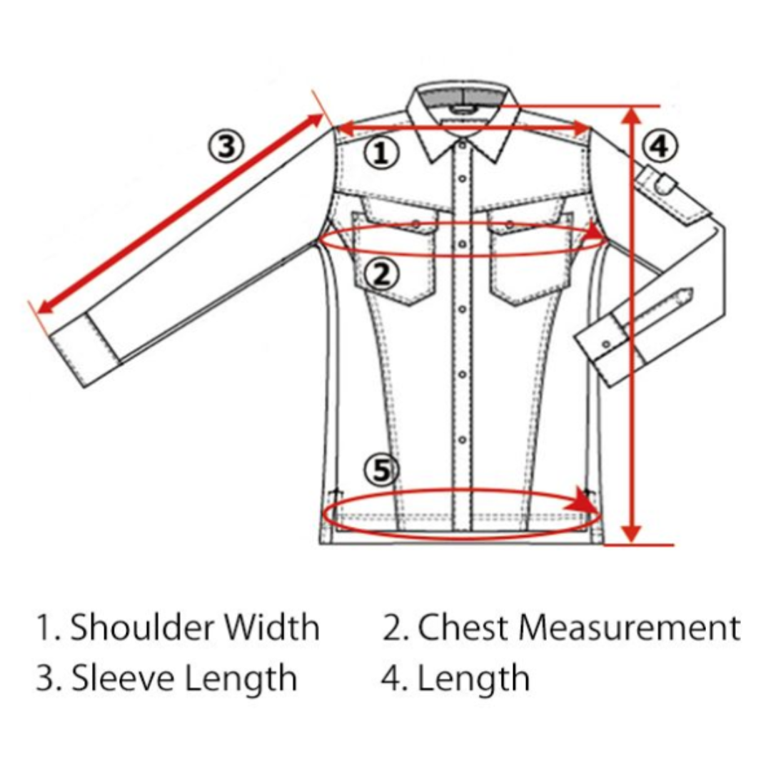 Toraichi 2151-125 polyester cotton shirt with soft twill fabric and relaxed cut