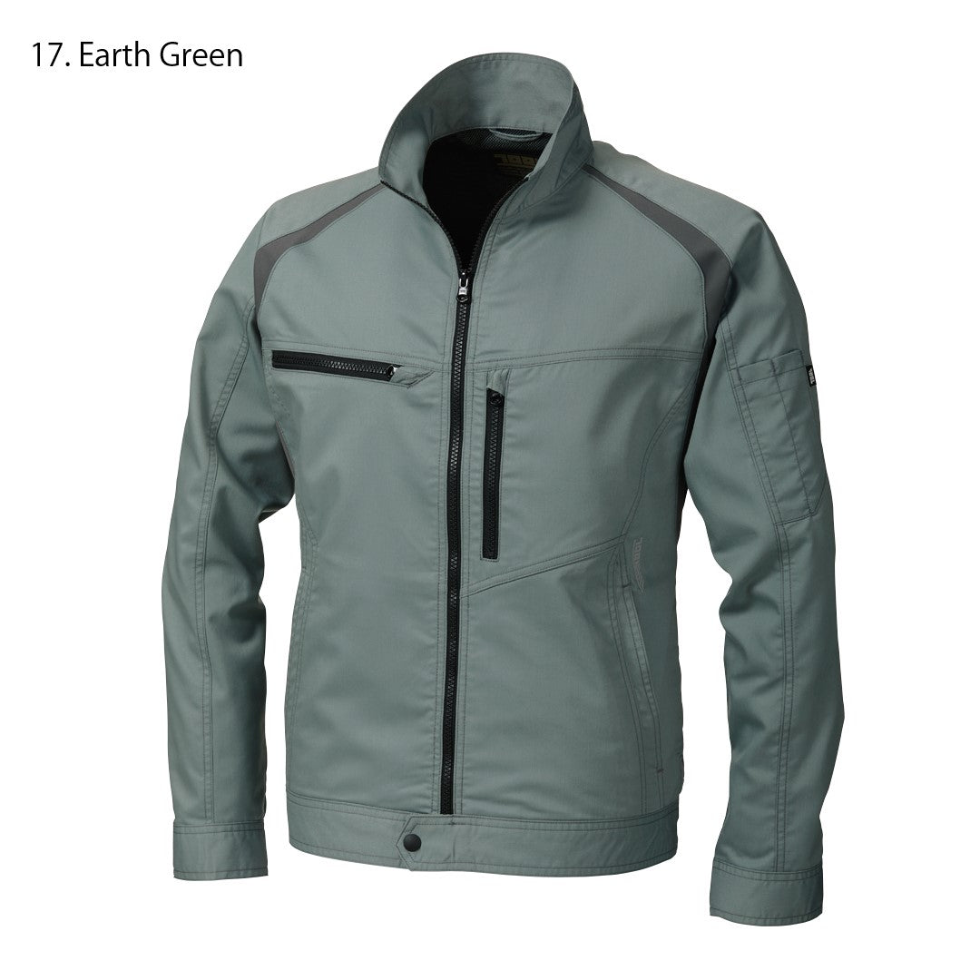 dark navy version of the Toraichi 2131-124 summer blouson jacket for professional workwear style