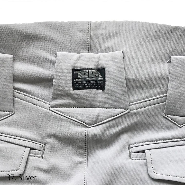 Toraichi tobi pants with signature super long hachibu cut