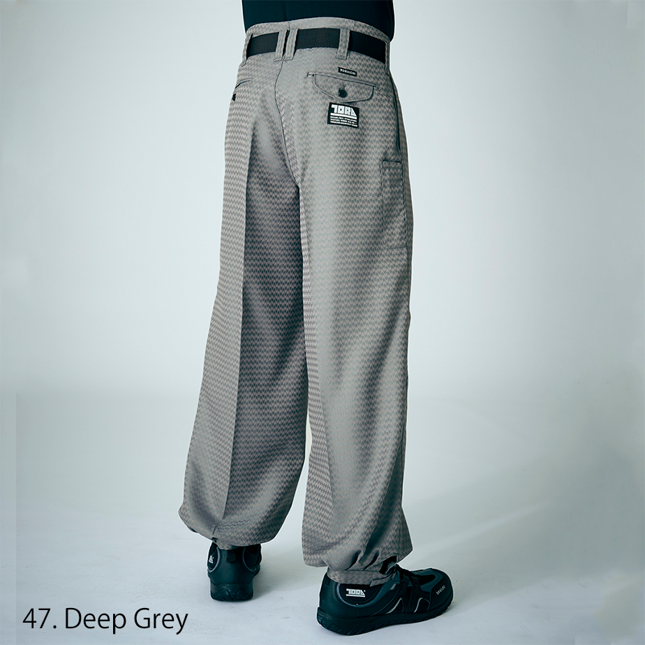 Toraichi 7260-414 Japanese workwear Deep Grey nikka tobi trousers side profile
